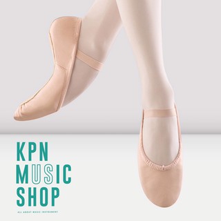 รองเท้าบัลเล่ต์ เด็กเล็ก สีชมพู BLOCH | Girls Dansoft Leather Ballet Shoes (S0205G) Pink Leather