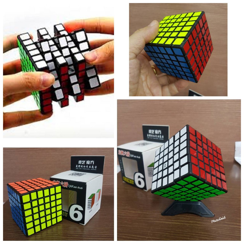 RUI FU CUBE 6X6X6 ลูกบิด รูบิคผึกสมอง ทรงลูกบาศก์ 6X6X6 ฝึกสมอง เพิ่มไอคิว ลื่น ทน DianSheng White R