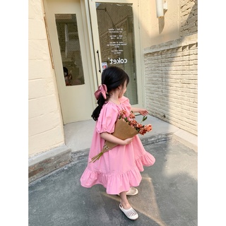 FiFi Baby พร้อมส่ง ชุดกระโปรงเด็กน่ารักดี ชุดเดรสเด็กผู้หญิง สองวิธีในการสวมใส่ Summer Dress ไซส์ (2-8 ขวบ)