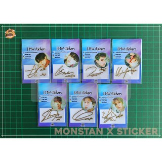 สติ๊กเกอร์ลายเซ็นติดมือถือ MonstaX Monbebe