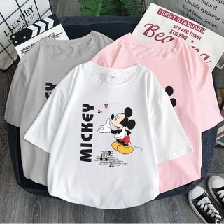 เสื้อยืดแฟชั่นผู้หญิงคอกลมแขนสั้นสไตล์เกาหลีD153