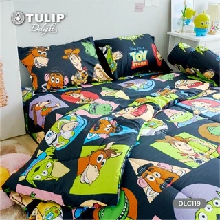 TULIP Delight ทอยสตอรี่ DLC119 ลิขสิทธิ์แท้ Toy Story ชุดผ้าปูที่นอน ผ้าห่ม ผ้านวม พิมพ์ลายการ์ตูน