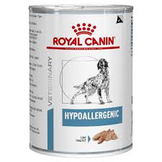 (จำนวน 12 กระป๋อง)Royal Hypoallergenic อาหารเปียก สำหรับสุนัขแพ้อาหาร จำกัดคำสั่งซือไม่เกิน 24 กป.