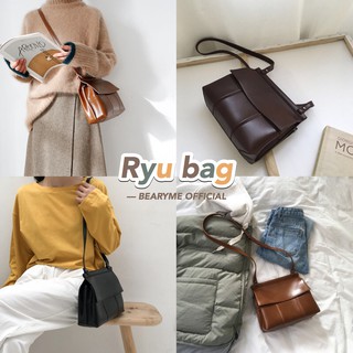 Ryu bag : กระเป่าสะพายหนังใบใหญ่ ใส่ไปทำงานหรือไปเรียนได้