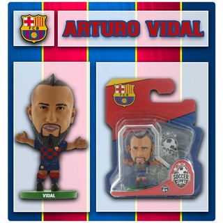 โมเดลนักฟุตบอล SoccerStarz ลิขสิทธิ์แท้จากสโมสร Barcelona - Arturo Vidal 2019