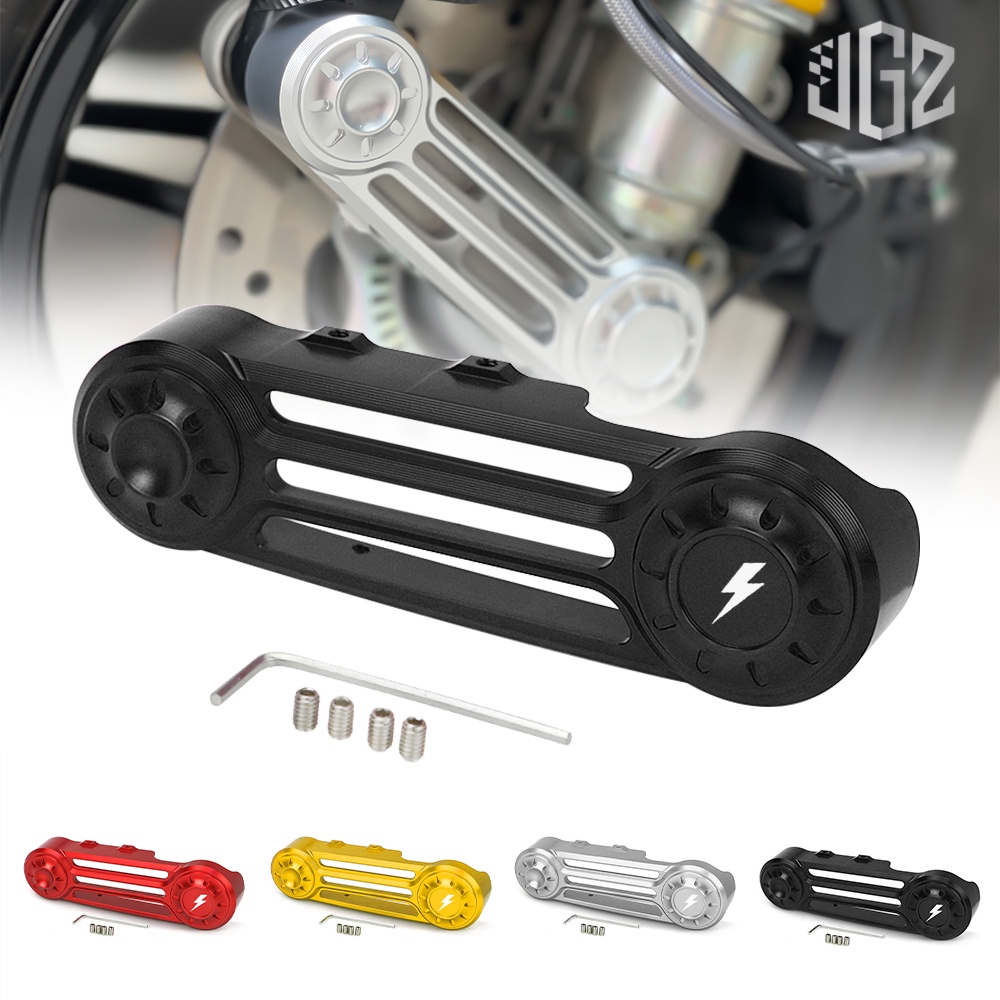 รถจักรยานยนต์ Zelioni z การ์ดด้านหน้าส้อมฝาครอบ Suspension Link กรณี CNC อลูมิเนียมอุปกรณ์เสริมสําหรับ Vespa GTS300 Sprint Primavera150 LX 150 S150