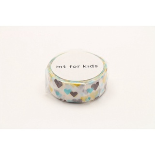 mt masking tape motif heart (MT01KID005) / เทปตกแต่งวาชิ ลาย motif heart แบรนด์ mt masking tape ประเทศญี่ปุ่น