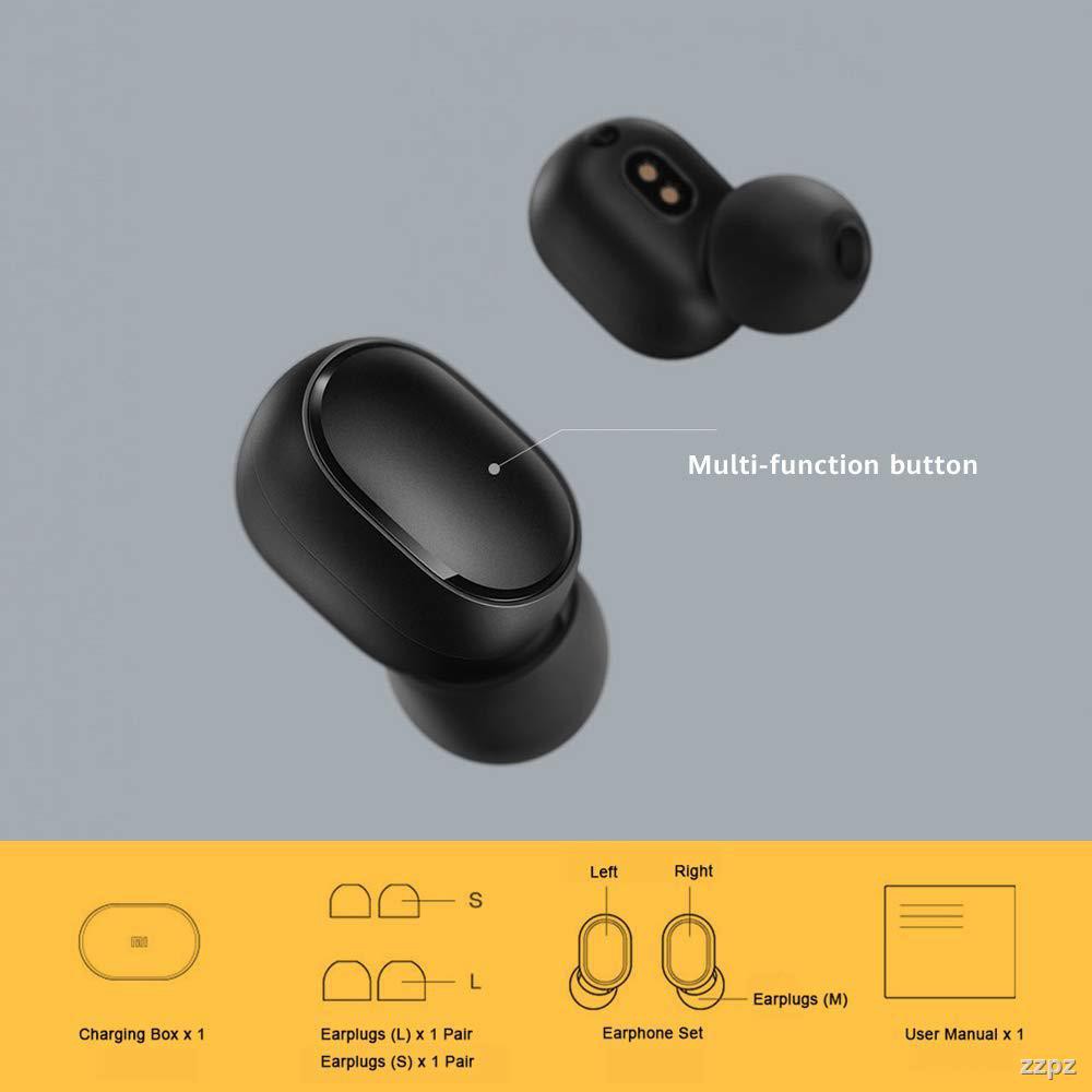 หูฟังแบบครอบหูXiaomi Redmi Earbuds Basic/ Airdots S / หูฟังบลูทูธ TWS Mi True Wireless Bluetooth Earphone บลูทู ธ หูฟัง