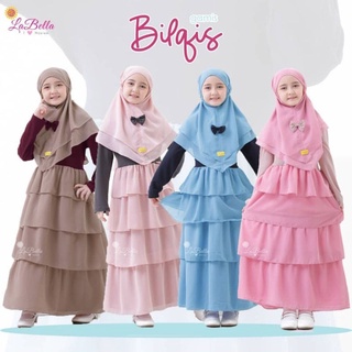 Gamis BILQIS ANABIL SYARI KIDS ของเล่นสําหรับเด็ก อายุ 7-8-9-10-11-12-13-14-15 ปี