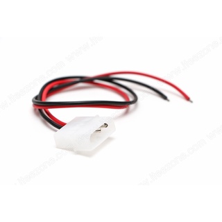 หัว Molex + สายไฟแดงดำ สำหรับจ่ายไฟจากเคสคอมพิวเตอร์ ตัวต่อ หัวต่อ ตัวเชื่อม หัวเชื่อม สายไฟ