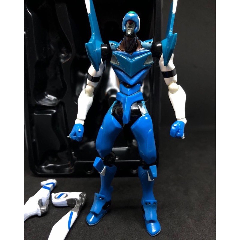 🔥Neon Genesis Evangelion Kaiyodo Revoltech Super Poseable Action Figure EVA Unit-00 (Blue)งานมีตำหนิ ขอคนรับสภาพได้