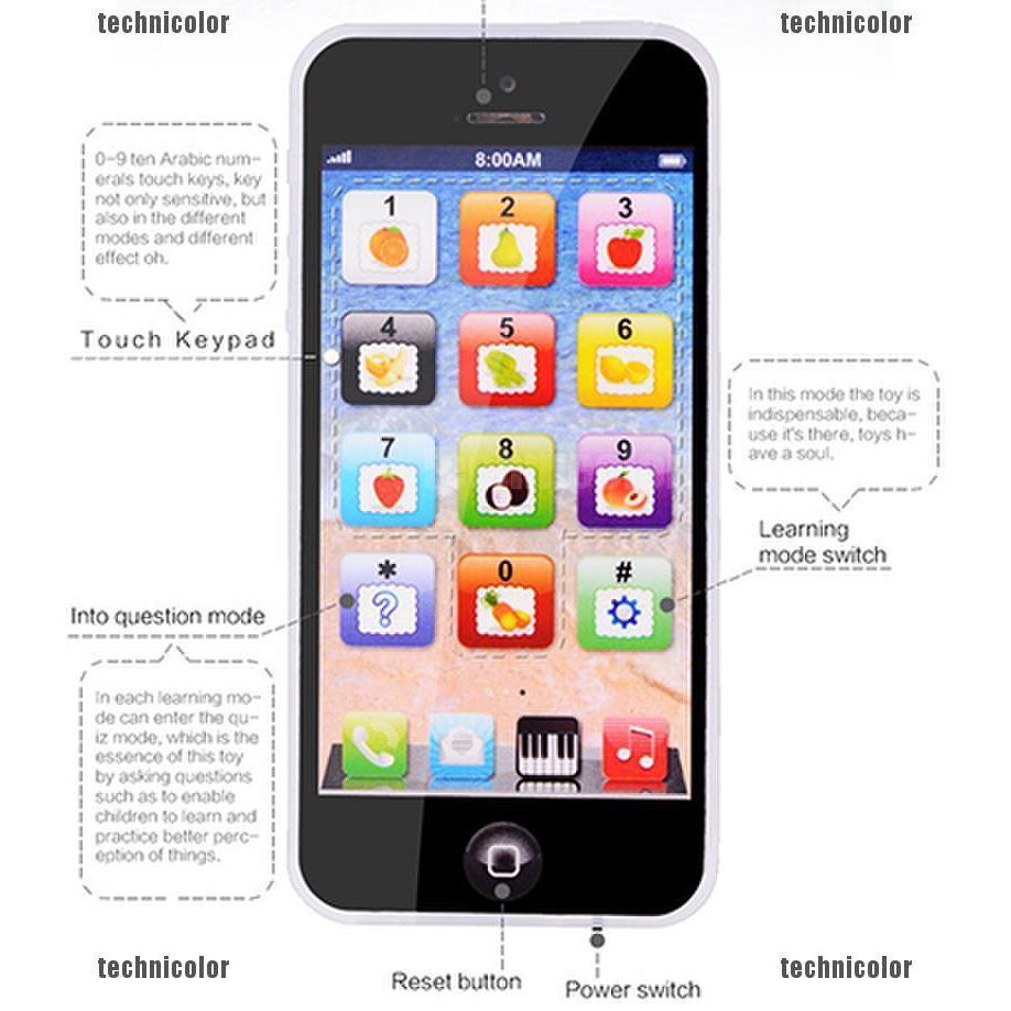 Tcth ของเล่นโทรศัพท์มือถือ รูปตัว Y เสริมการเรียนรู้เด็ก