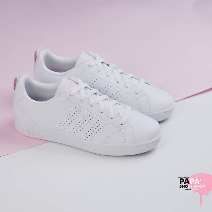 adidas neo advantage clean pink
