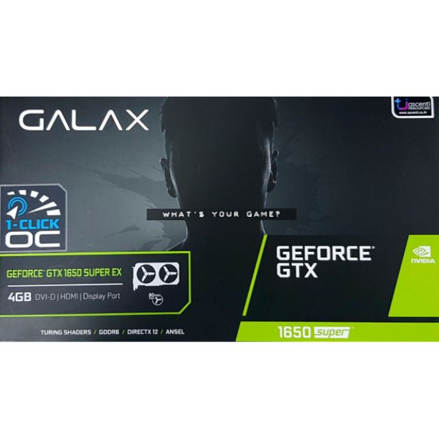 GALAX GEFORCE GTX 1650 SUPER EX (1-CLICK OC) - 4GB GDDR6 ส่งฟรีค่ะ