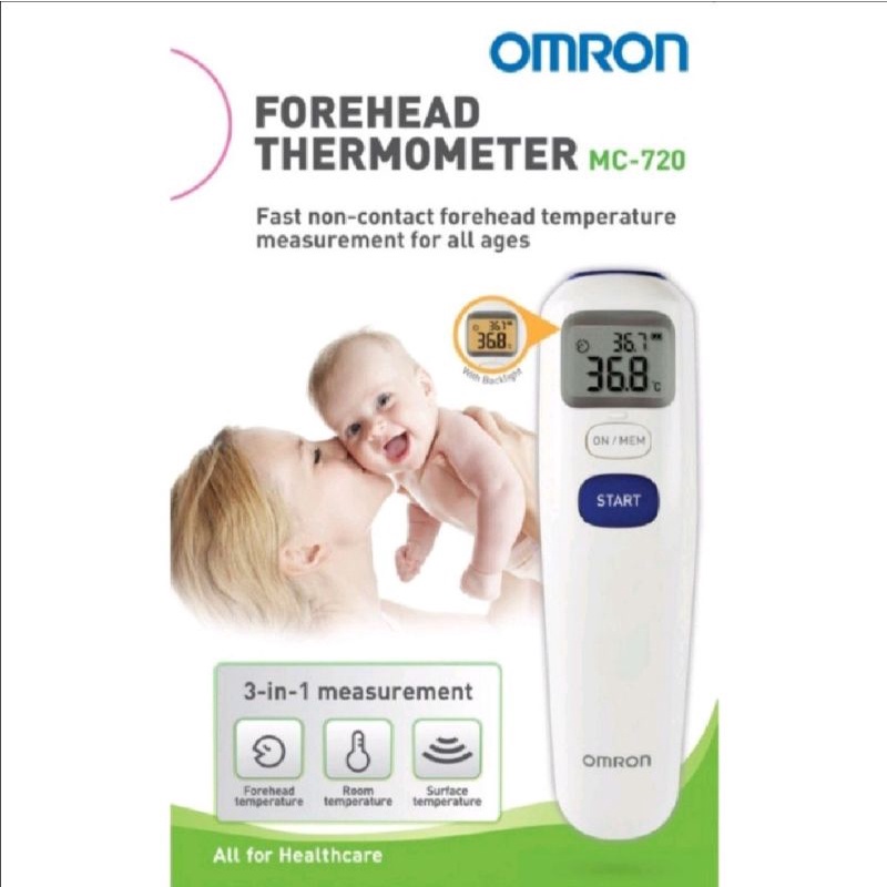 Omron Non-Contact Forehead Thermometer MC-7120