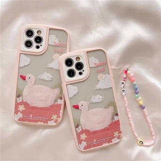 สอบถามก่อนกดสั่ง เคสเป็ด เคสสีชมพู เคสใส ใส เป็ด เคสแถมสาย เคสแถมสายคล้อง สายคล้อง ลูกปัด เคสโทรศัพท์ เคสพร้อมส่ง