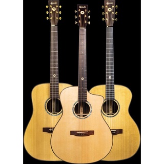 Kazuki ALL SOUL 2 Series Rosewood กีต้าร์โปร่ง Acoustic Guitar All Solid ไม้แท้ทั้งตัว