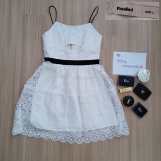 ชุดเดรสลูกไม้ Rosalind size L