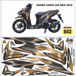 สติกเกอร์กราฟฟิค กึ่งแปรผัน 125/150 คลิกใหม่ 2019 honda vario 2020 thiland lis vario คลิกมาเลเซีย