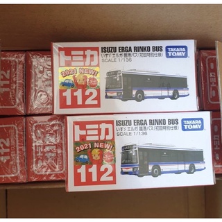 🔹พร้อมส่ง🔹 Tomica No.112 Isuzu Erga Rinko Bus (First Special Specification) สีพิเศษ(Tomica)