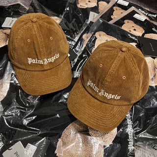 PALM ANGELS Corduroy Logo Cap beige