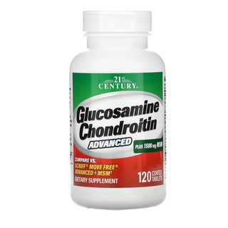 21st Century Glucosamine Chondroitin Advanced 120 Coated Tablets