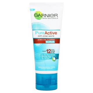 🔥ฺล้างสต็อก🔥(หมดอายุ05/2022)Garnier Pure Active Scrub Foam 50ml. การ์นิเย่ เพียว แอคทีฟ สครับ โฟม 8992304019340