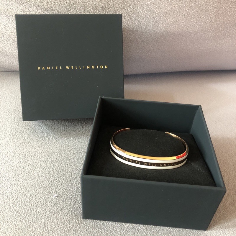 กำไลข้อมือ Daniel Wellington สี rose gold & white size s
