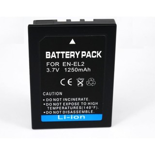 แบตกล้องNIKON EN-EL2 for Nikon EN-EL2 BATTERY FOR NIKON COOLPIX 3500 2500 NIKON COOLPIX SQ