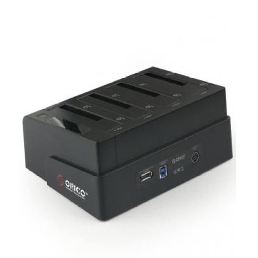 ORICO 4 Bay SATA HDD Docking With Clone รุ่น 6648US3-C ( สีดำ )
