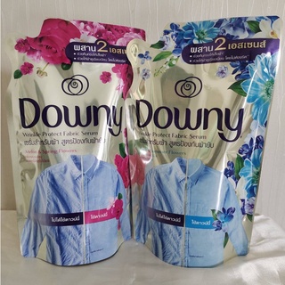 โฉมใหม่!!!!! Downy ดาวน์นี่เซรั่มสำหรับผ้า สูตรป้องกันผ้ายับ  ชนิดถุงเติม ขนาด500มล.