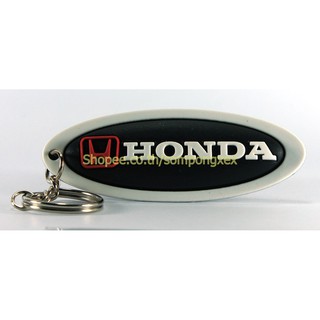 HONDA CAR OVUL BLACK  พวงกุญแจ ยาง เท่ๆ  ห้อยกระเป๋า  ฮิปปี้ สันติภาพ ราสต้า บ๊อบมาร์เลย์ ไม่เท่คืนได้ KCO108