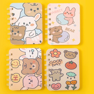 สมุดโน้ต สมุดโน๊ตจิ๋ว ลายน้องหมี Post-it โพสต์อิท Sticky Note กระดาษจดบันทึก