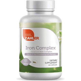 Zahler,Iron Complex, Advanced Iron Complex, 100 Capsules🇺🇸