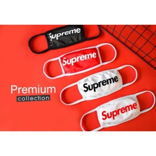 หน้ากากผ้าซับ ลายSupreme