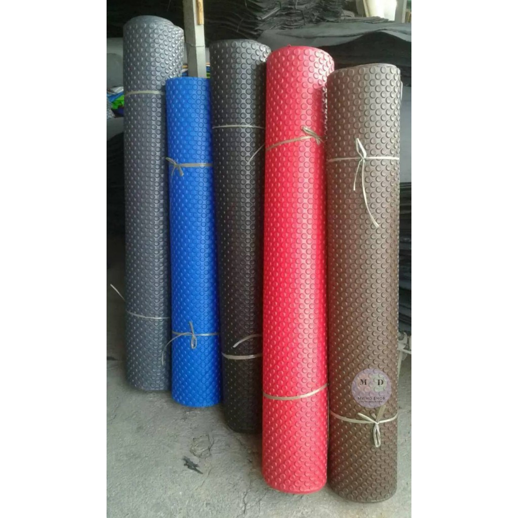 แผ่นยาง EVA ลายกระดุม ขนาด 120*230 ซม. หนา 6 มม.