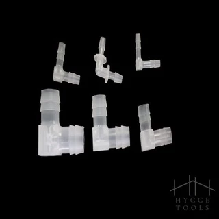 ข้อต่อพลาสติก ข้อต่องอ 90 องศา ขนาด 4mm-20mm (ราคาต่อ 1 ชิ้น) ใช้เชื่อมท่อพลาสติก ข้อต่อท่อสำหรับงานประปาและงานทั่วไป