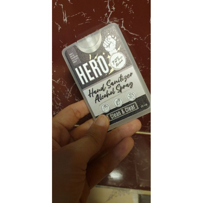 Hero Hand Sanitizer Alcohol Spray