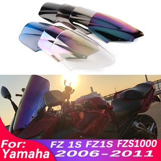 กระจกหน้ารถจักรยานยนต์ พลาสติก ABS อุปกรณ์เสริม สําหรับ Yamaha FZ1S FZ1 S 2006 2007 2008 2009 2010 2011