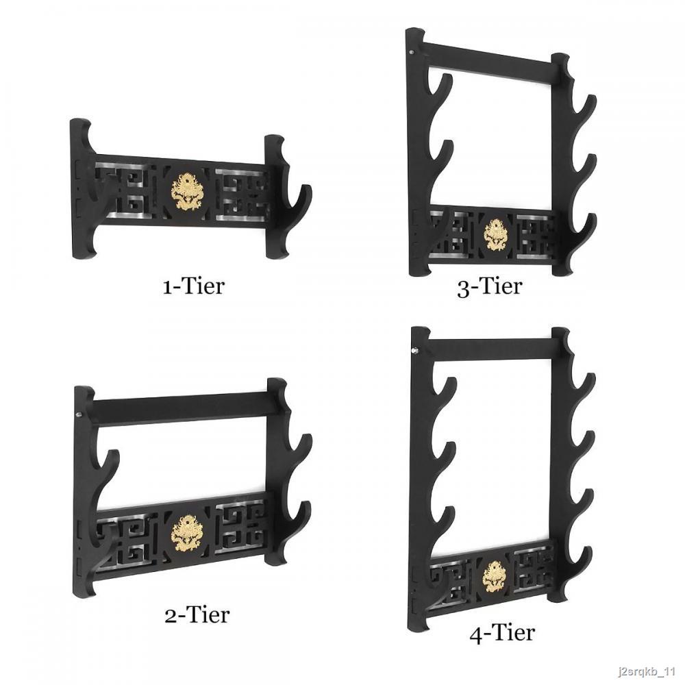 New Samurai Sword Holder Wall Mount Dragon Japanese Samurai Sword ...
