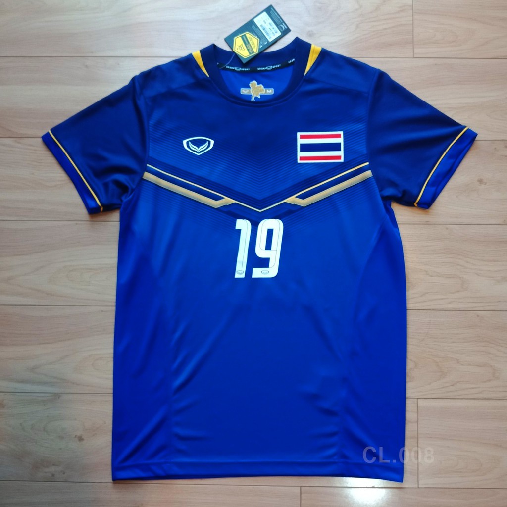 เสื้อฟุตบอลมือหนึ่ง ของแท้ ทีมชาติไทย Thailand kit 2015 (New)