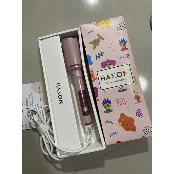 Haxon เครื่องม้วนผม 2021 รุ่น H680 มีมอก มีไอออนบำรุงผม อัตโนมัติ เครื่องทำผมลอน เครื่องลอนผม ที่ม้ว