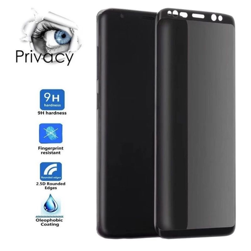 3D ฟิล์มกระจกกันมองด้านข้าง เต็มจอ Samsung Galaxy S23 S22 S21 Note 20 Ultra 10 Lite 9 8 S20 S10 S9 S8 Plus 4G 5G