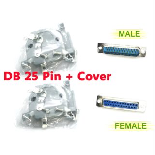 ชุด PARALLEL DB25 PIN + ฝา หรือหัวอย่างเดียว