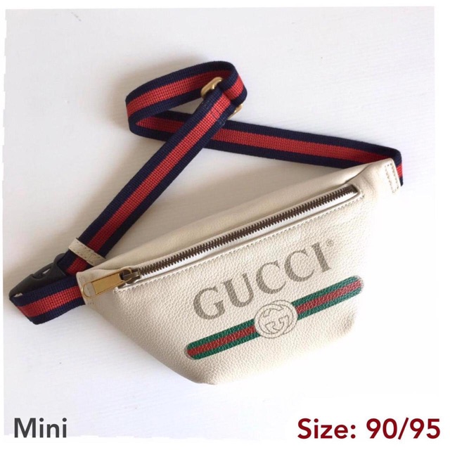 New Gucci belt bag mini white