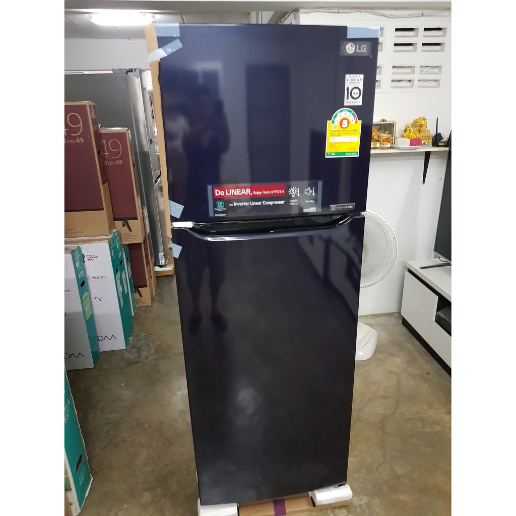 ตู้เย็น 2 ประตู LG รุ่น GN-C372RLCN 11 คิว สีดำ สินค้าใหม่