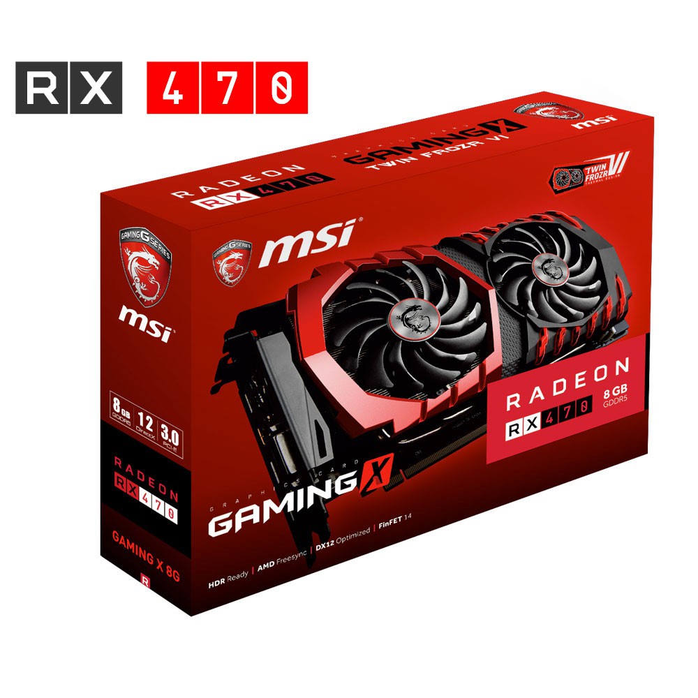 MSI RX470 GAMING X 8G - tohandshop - ThaiPick