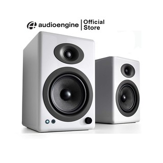 Audioengine : A5+ Wireless (Hi-Gloss White) ลําโพงบุ๊คเชลล์ขนาด 5 นิ้ว คุณภาพสูง