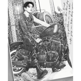 NEW 🏍🗯Drawing collection postcard, photocard, poster, sticker bts 479studio