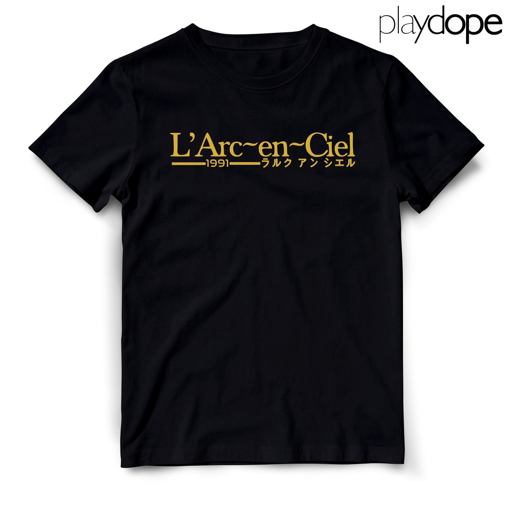 Playdope - Kaos เสื้อยืด พิมพ์ลาย L'ARC~EN~CIEL L ARC EN CIEL LARUKU JROCK Band สไตล์ญี่ปุ่น